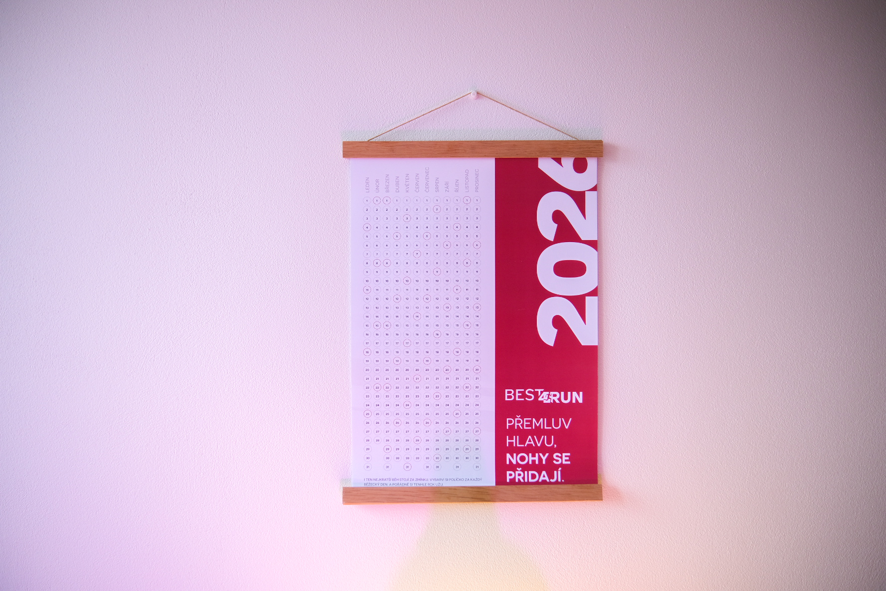 Motivační kalendář pro běžce